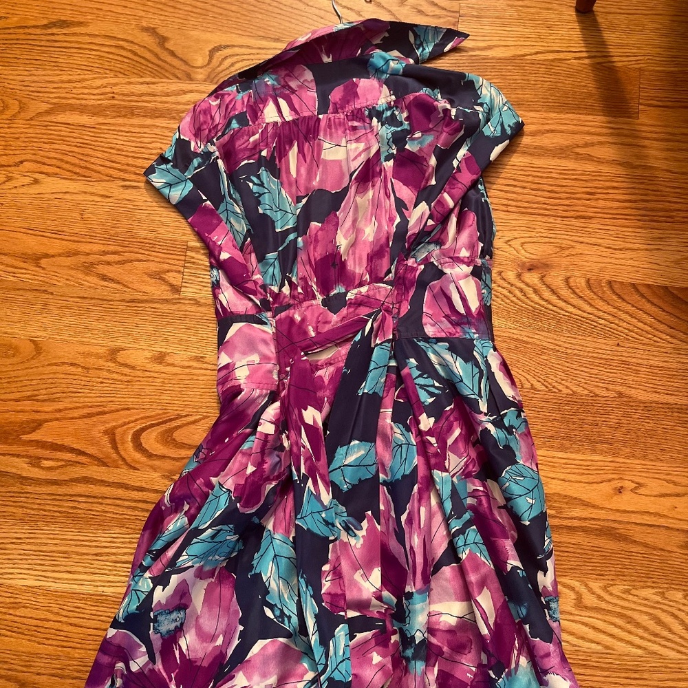 Nanette Lepore • floral button down dress